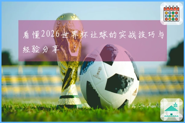 看懂2026世界杯让球的实战技巧与经验分享