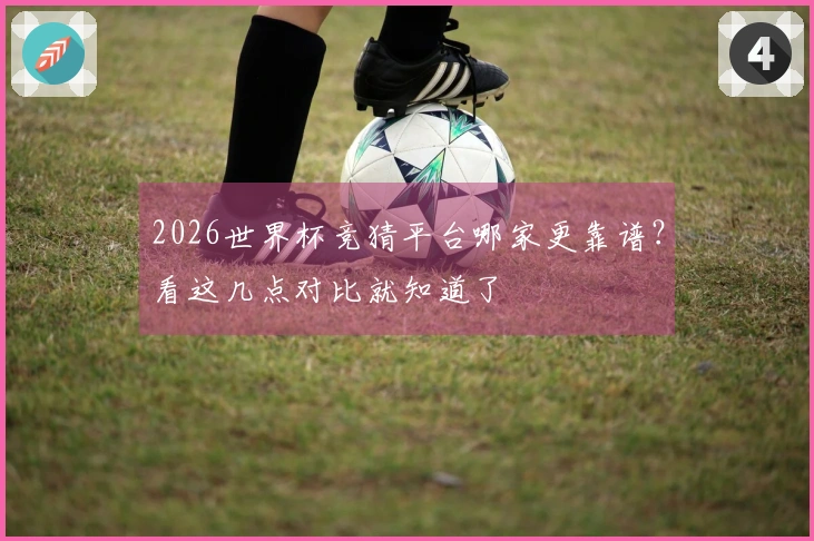 2026世界杯竞猜平台哪家更靠谱？看这几点对比就知道了